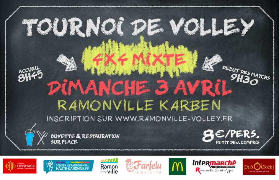 tournoi volley 4x4 mixte