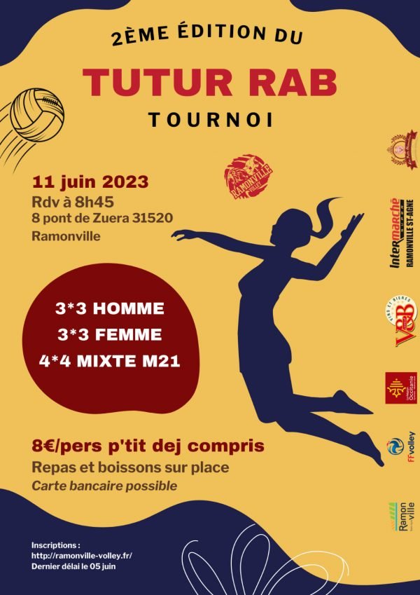 Tournoi volley TUTUR RAB Ramonville